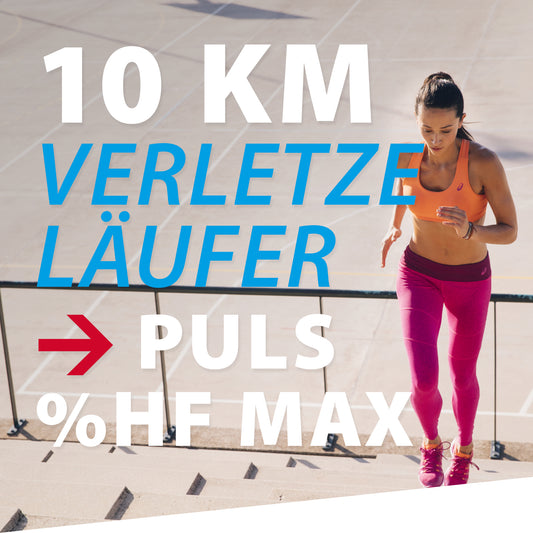 TRAININGSPLAN: 10 km | Verletzungsanfällige Läufer | Puls (%HFmax)