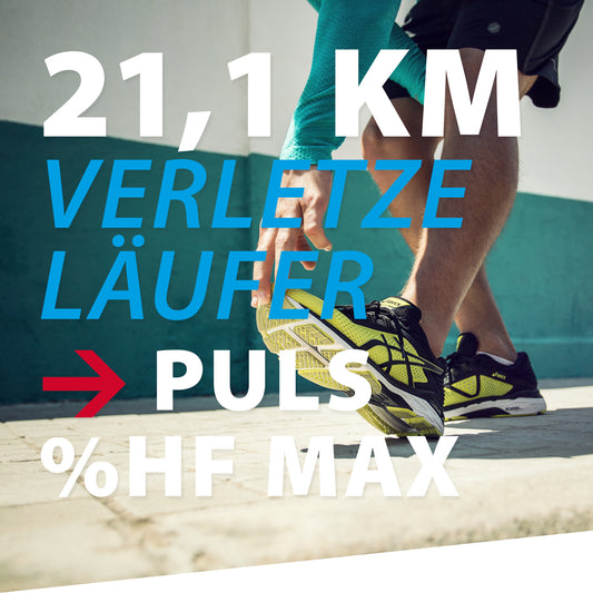 TRAININGSPLAN: 21,1 km | Verletzungsanfällige Läufer | Puls (%HFmax)