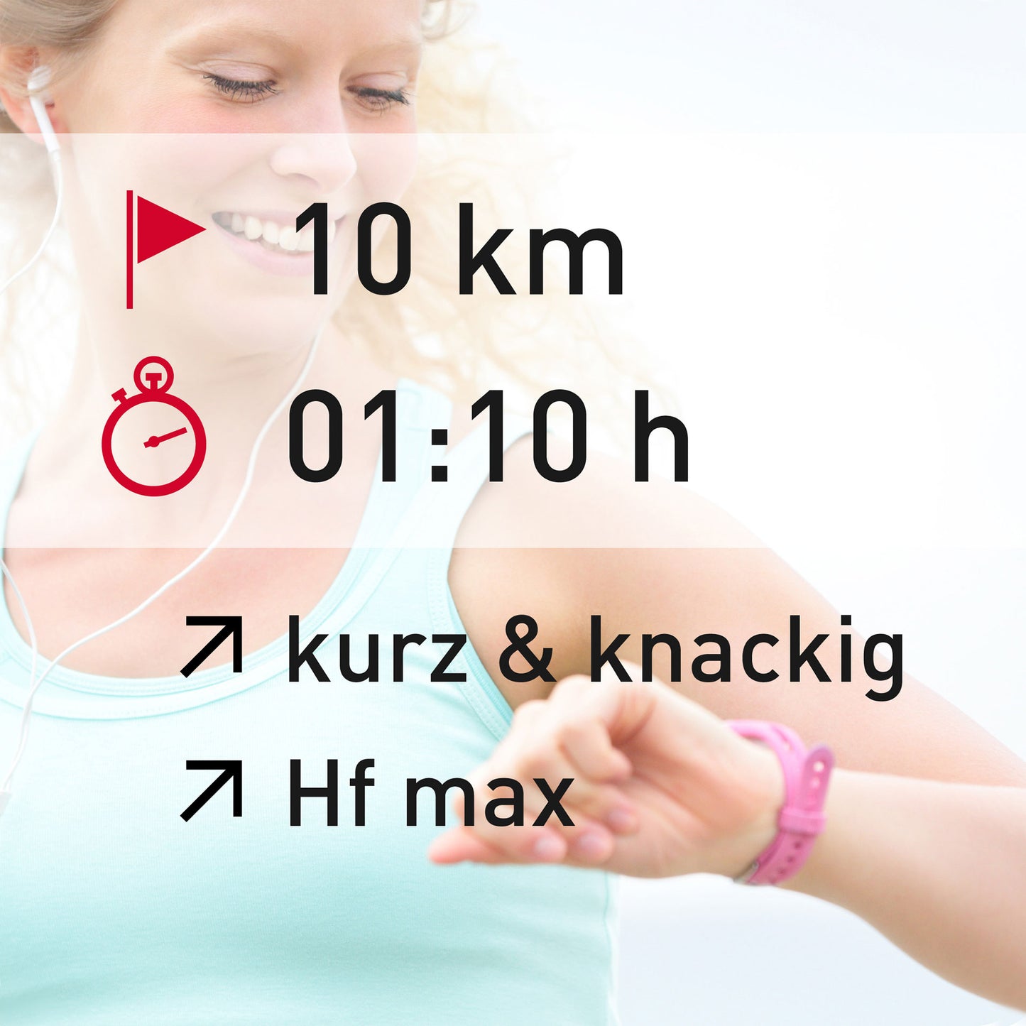 TRAININGSPLAN: 10 km | Intensity | Puls  (%HFmax)