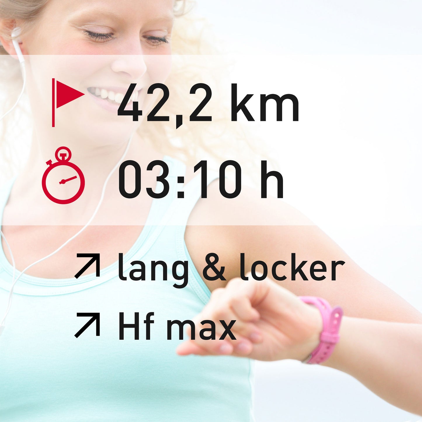 TRAININGSPLAN: 42,2 km | Distance | Puls (%HFmax)